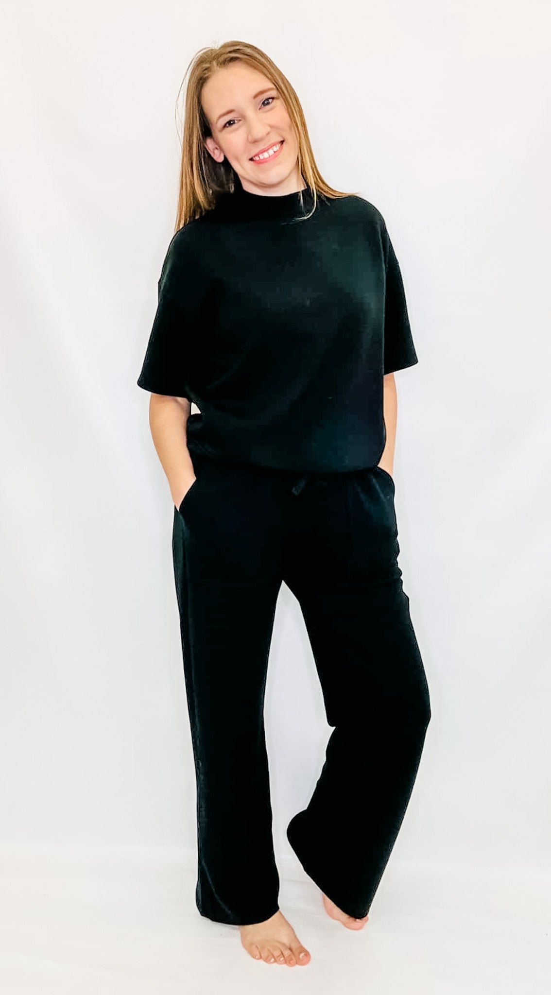 Scuba Knit Straight Leg Lounge Pants - Variety