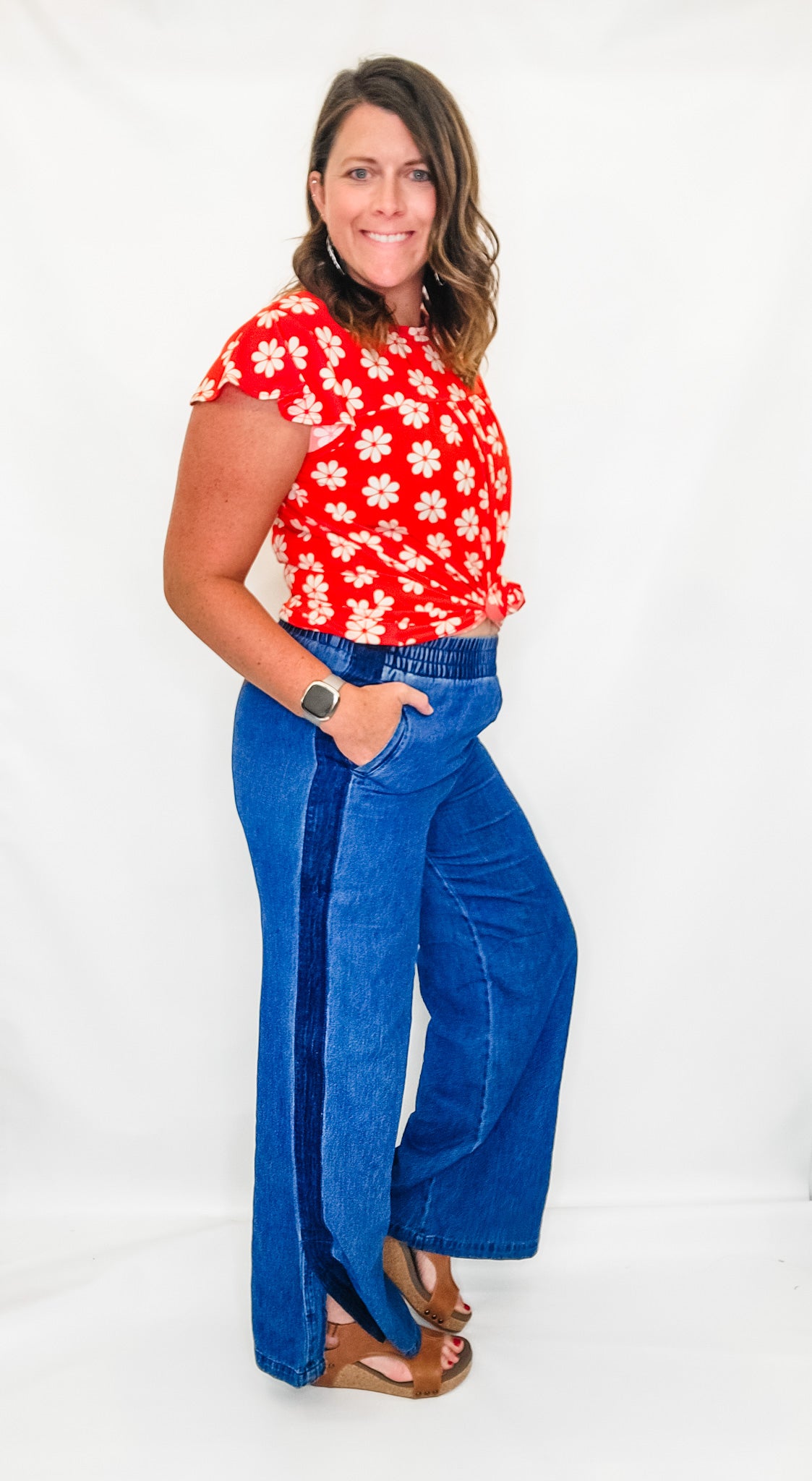 Risen Medium Wide Leg Trouser Jean - RDP5209