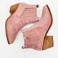 Corkys Blush Suede Potion Boots