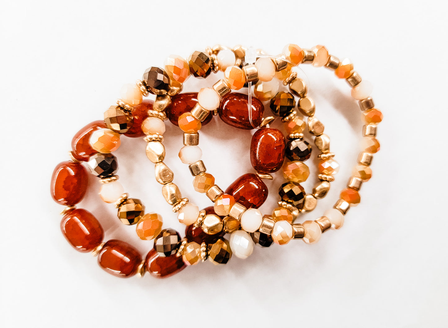 Beaded Stretch Bracelets - Variety