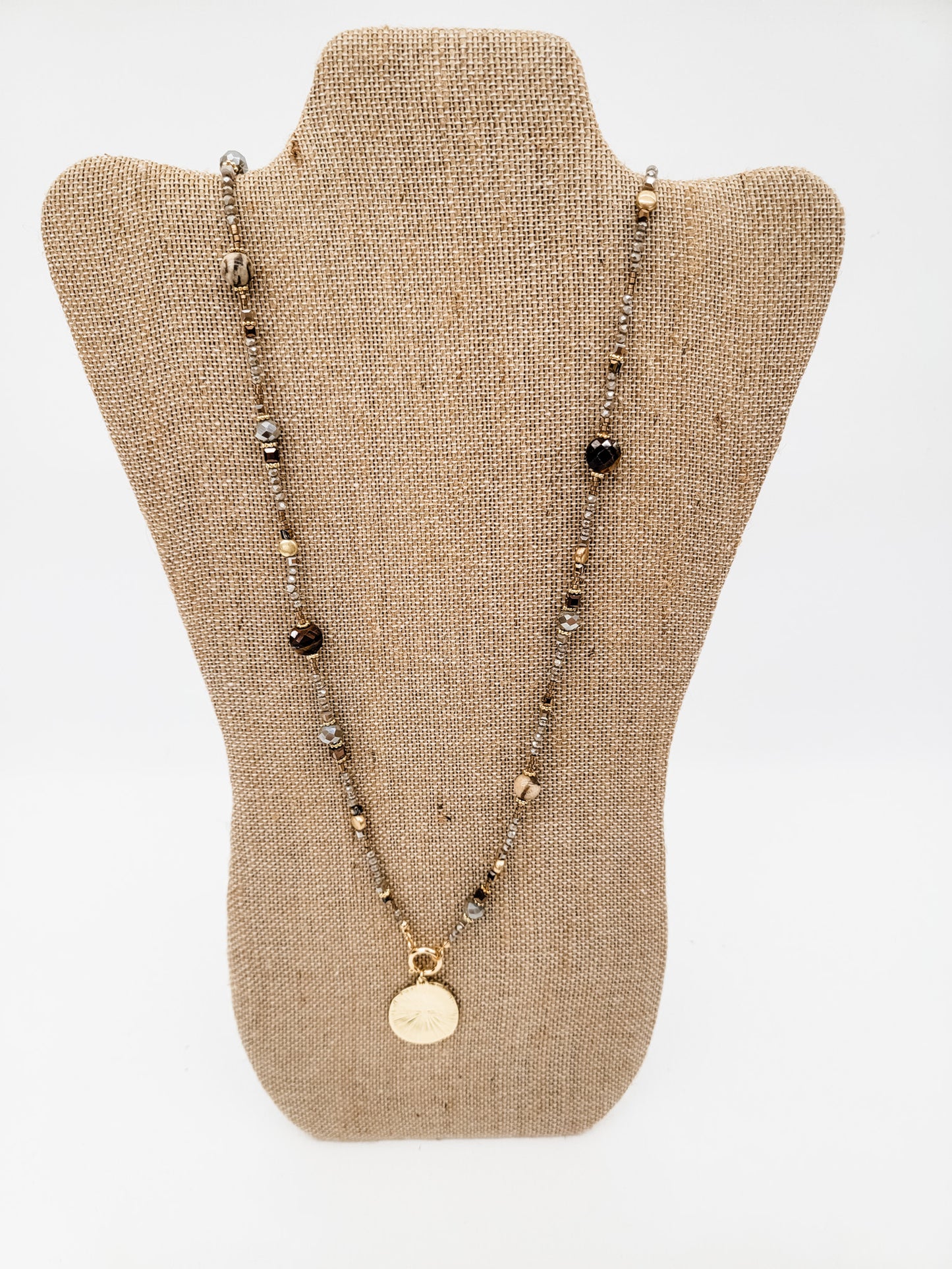 Gold Beaded Necklaces - Variety