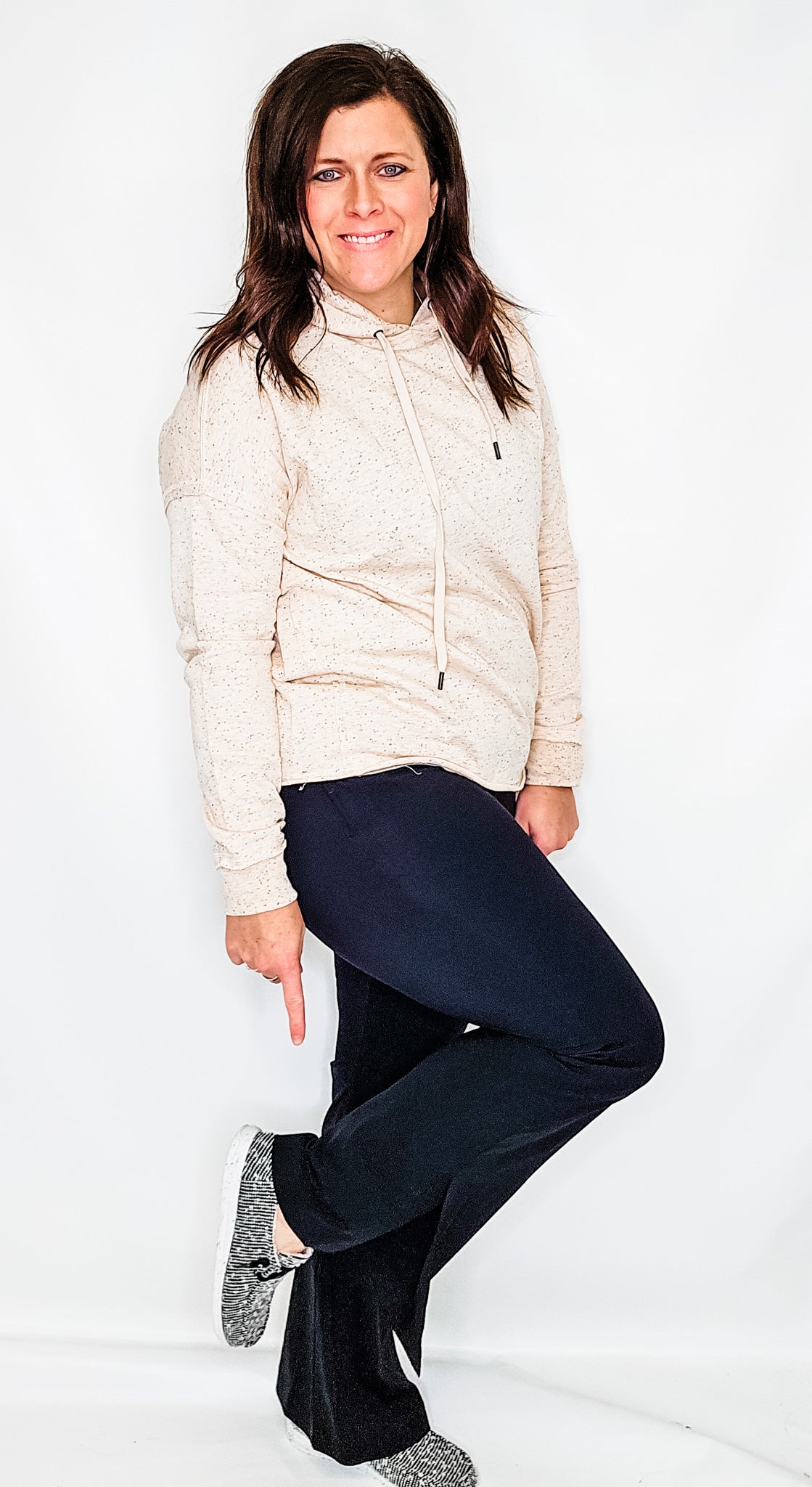 Black Wide Leg Active Pants