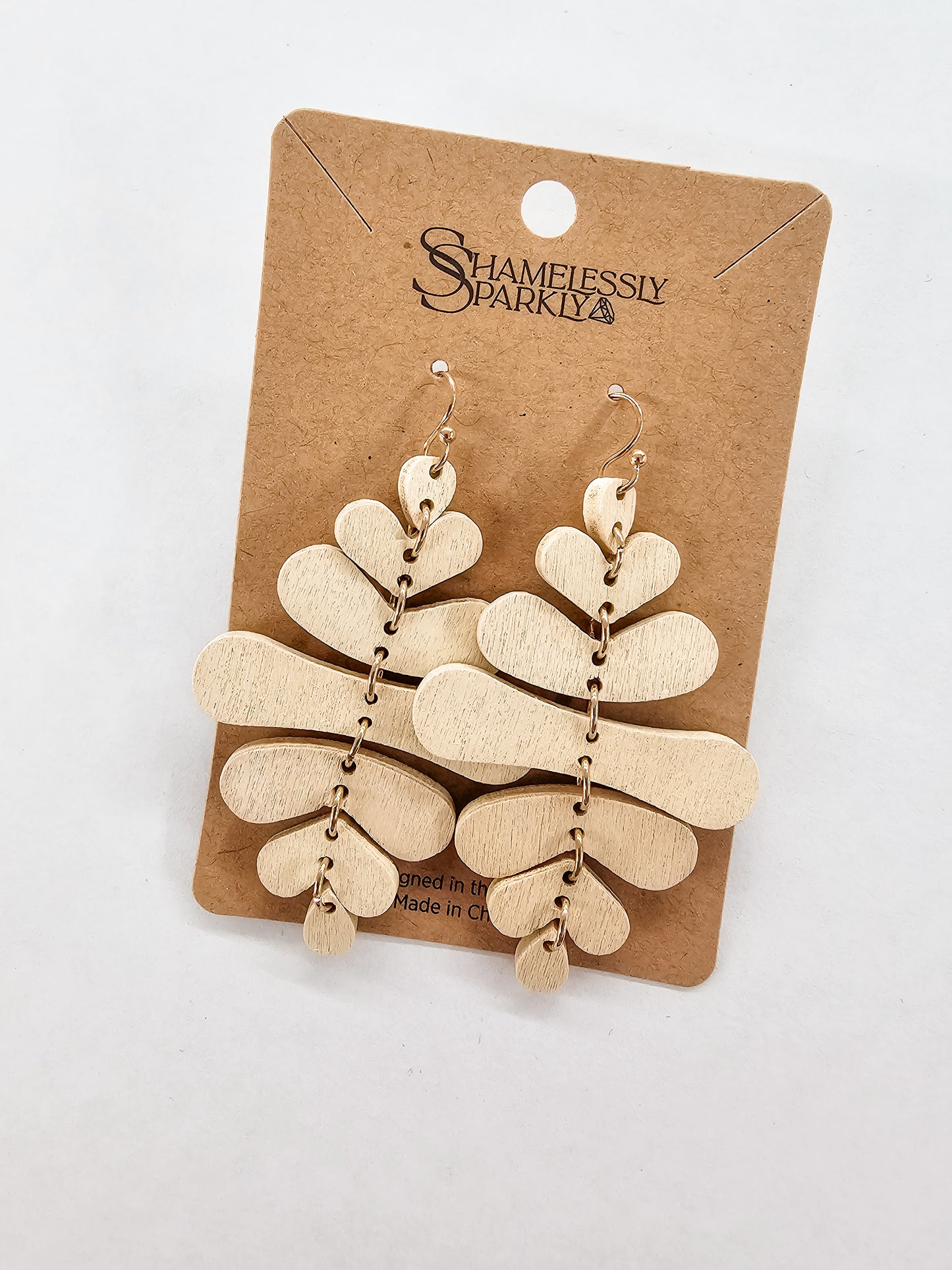 Wood Earrings - Variety