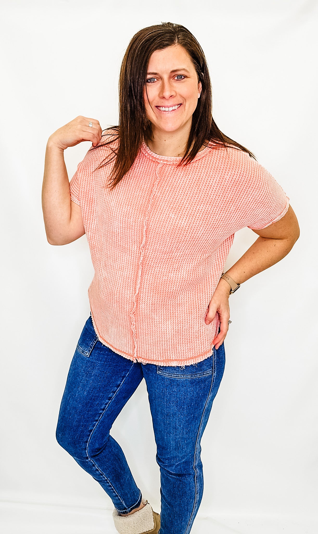Baby Waffle Short Sleeve Top - Variety