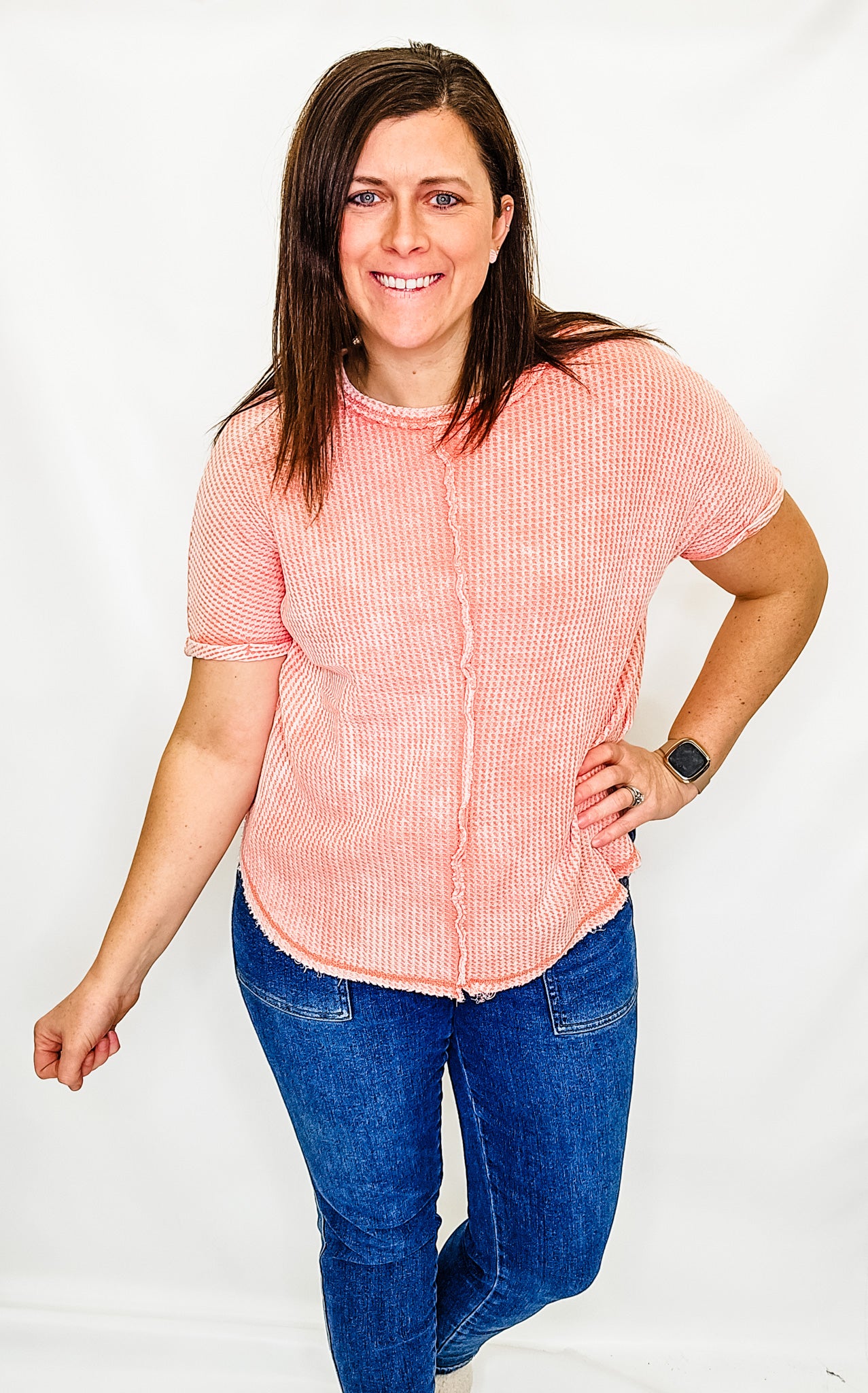 Baby Waffle Short Sleeve Top - Variety