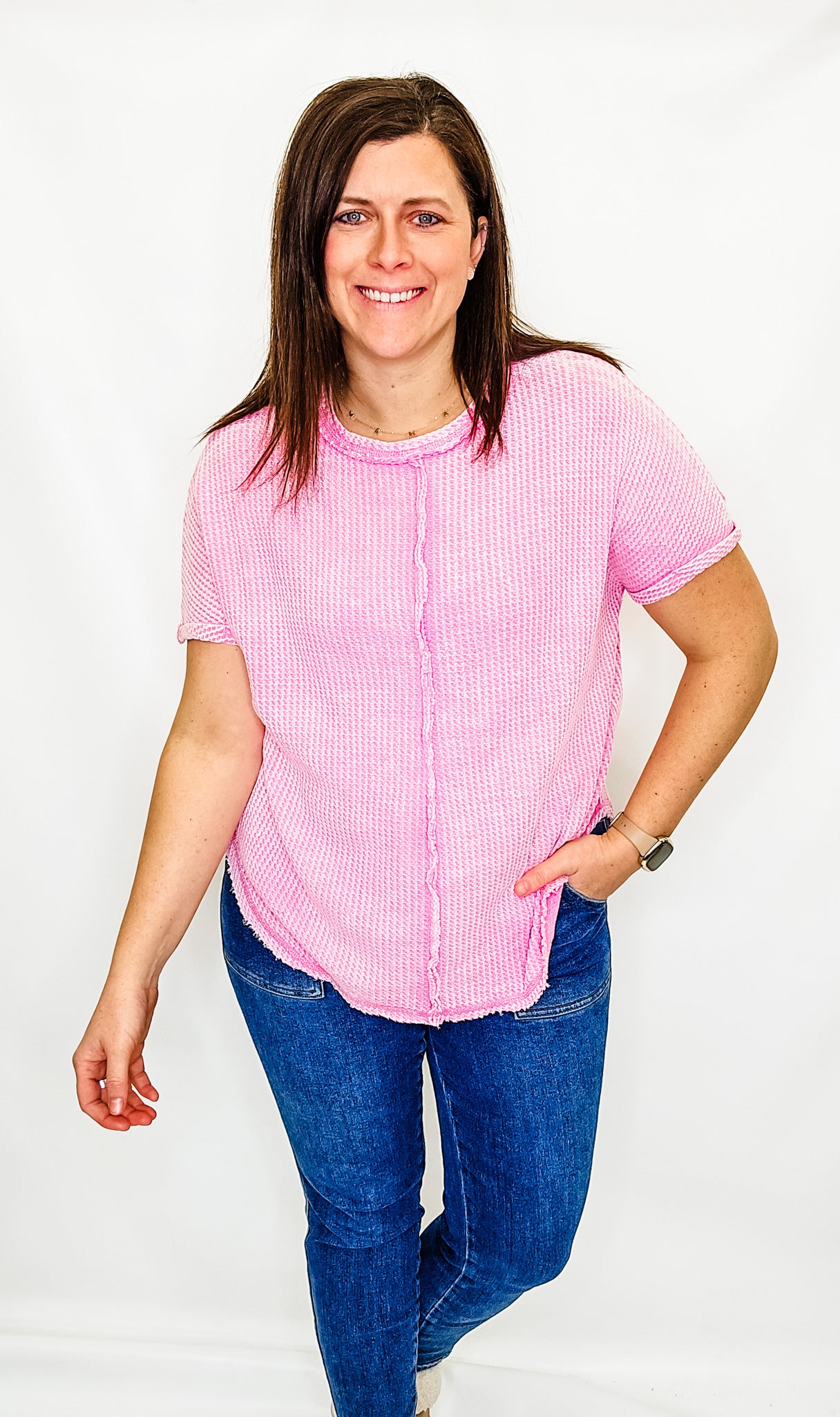 Baby Waffle Short Sleeve Top - Variety