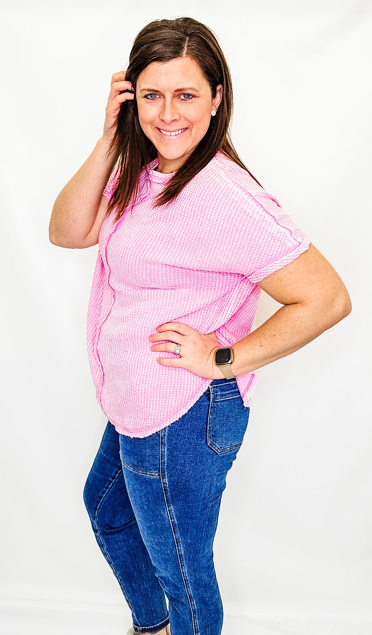 Baby Waffle Short Sleeve Top - Variety