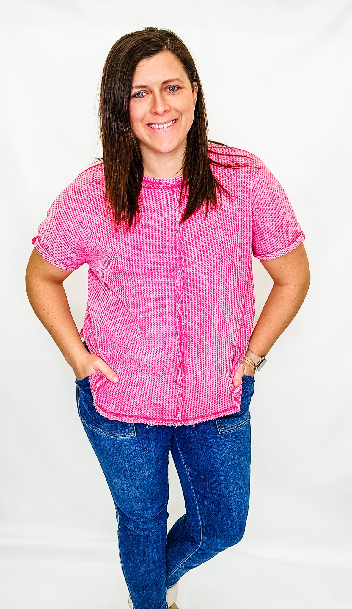 Baby Waffle Short Sleeve Top - Variety