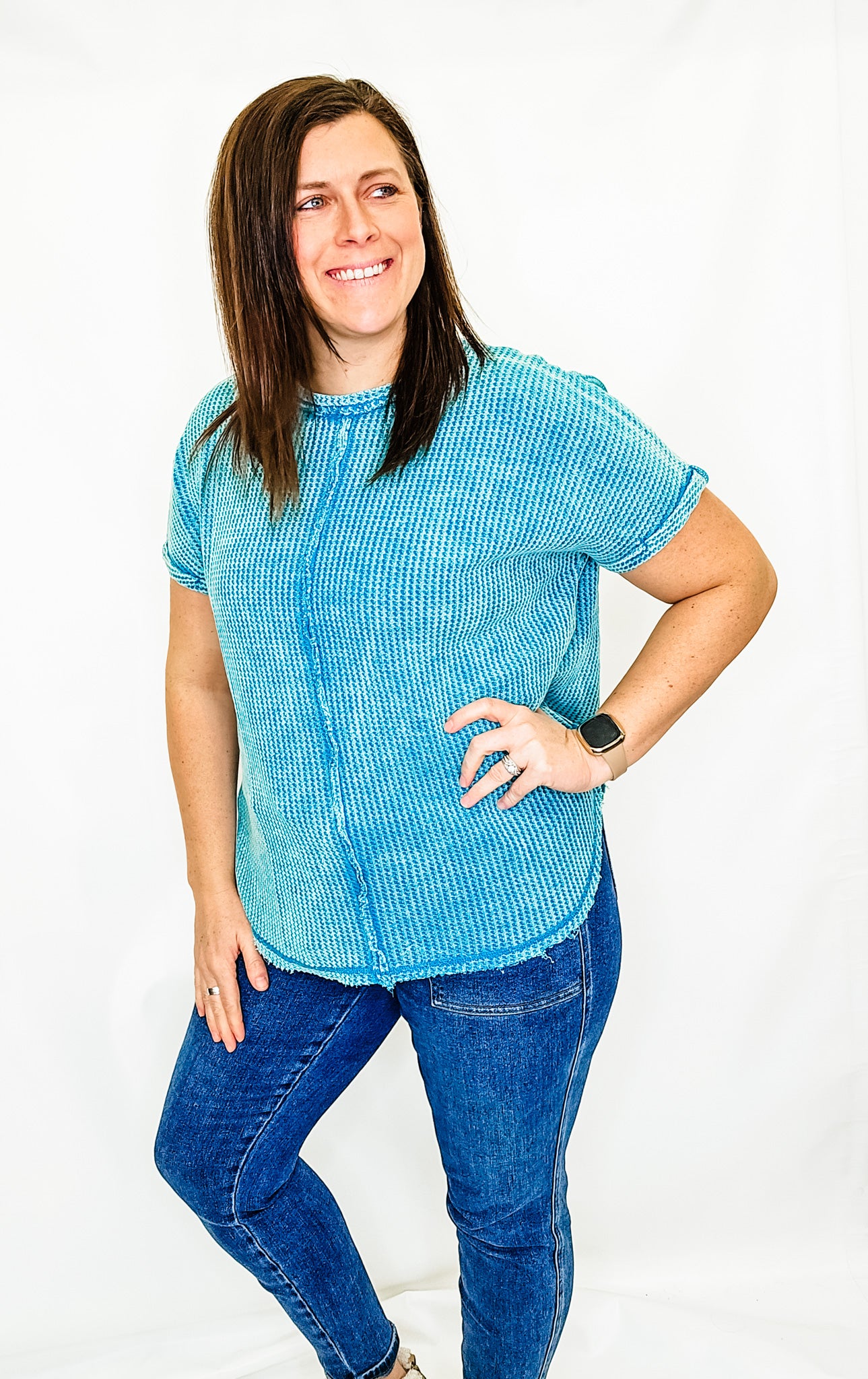 Baby Waffle Short Sleeve Top - Variety