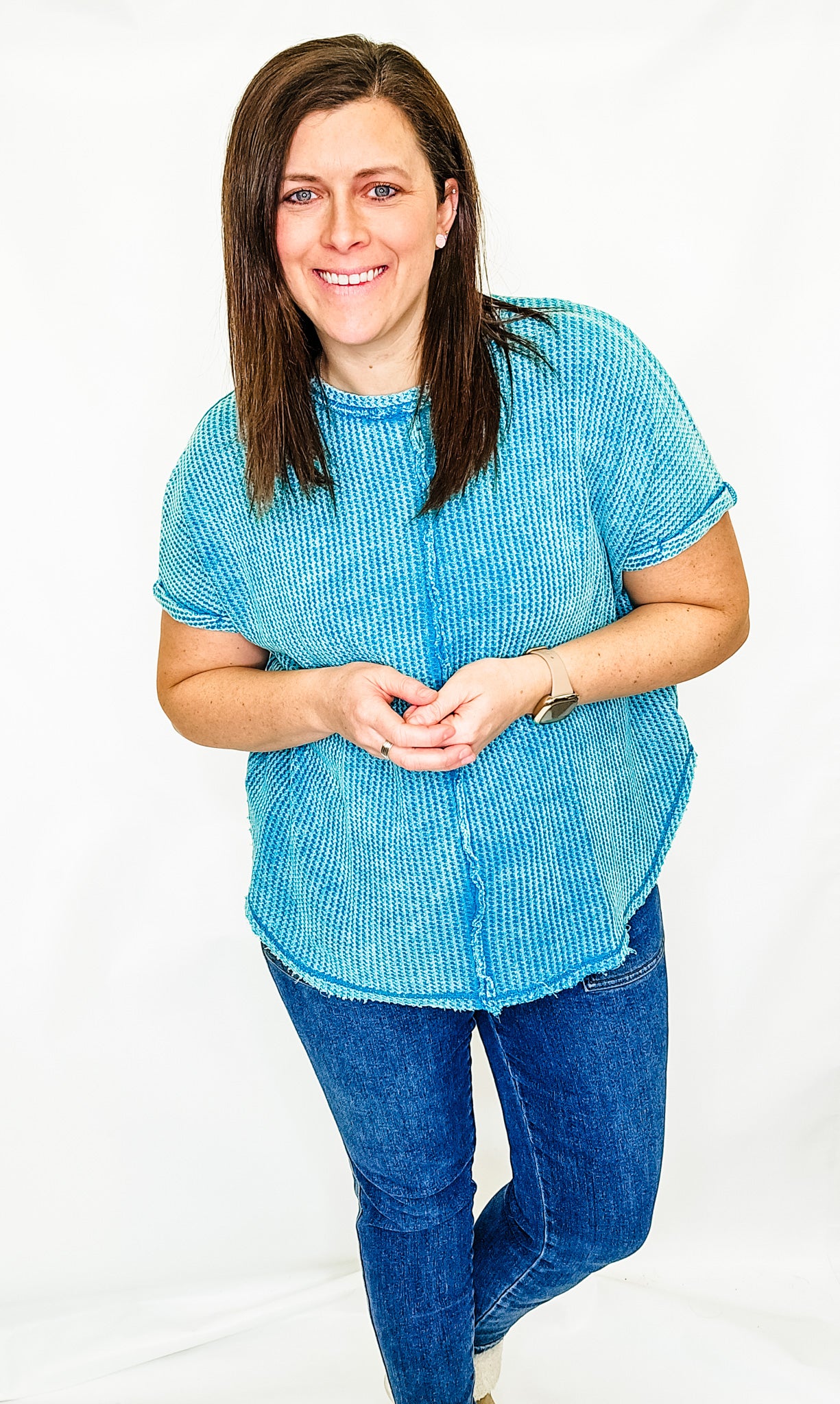 Baby Waffle Short Sleeve Top - Variety