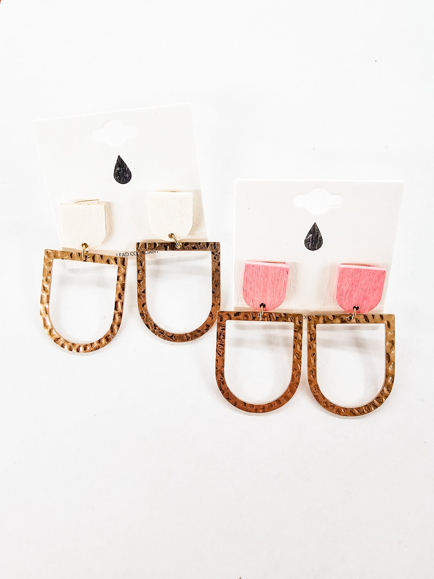 Wood, Geometrical Earrings - Variety
