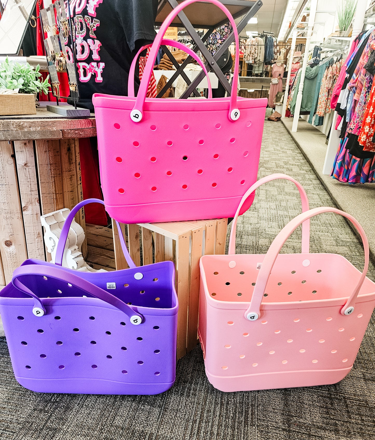 Oversized, Rubber Beach Bag - Variety
