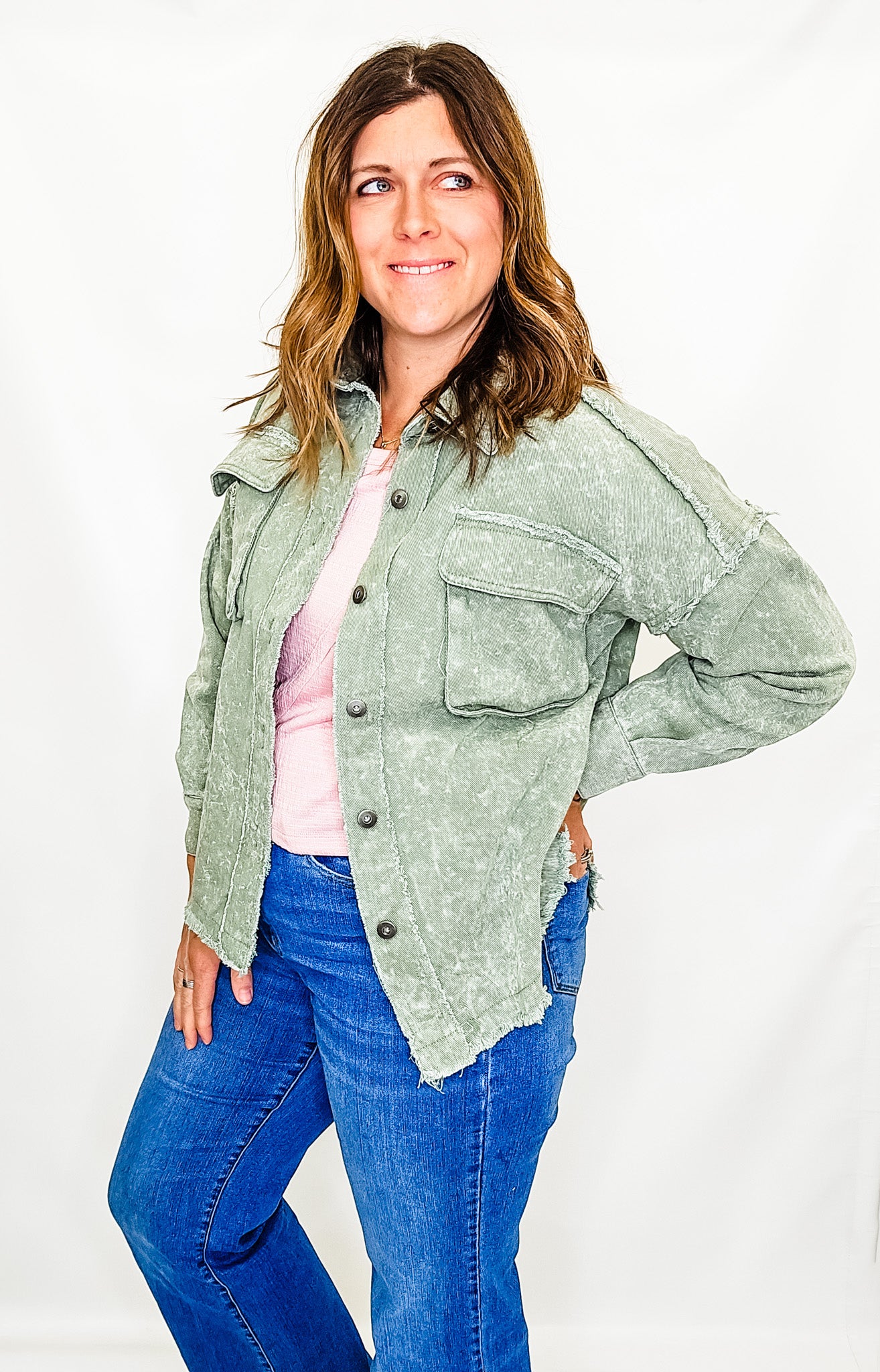 Mineral Washed Denim Jacket - Variety