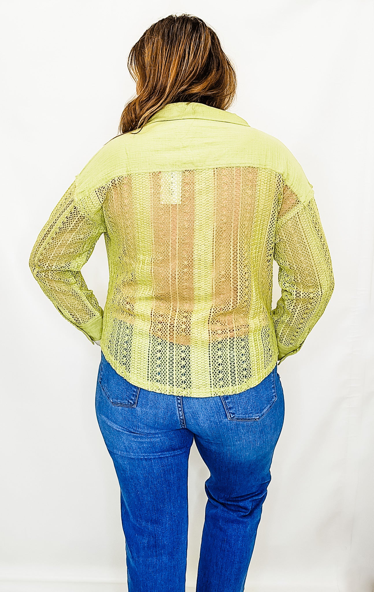 Colored Crochet Lightweight Jacket - Variety