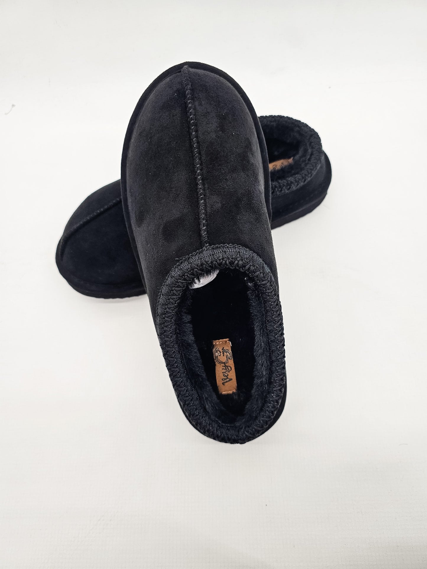 Very G Black Cheers Slipper Shoe