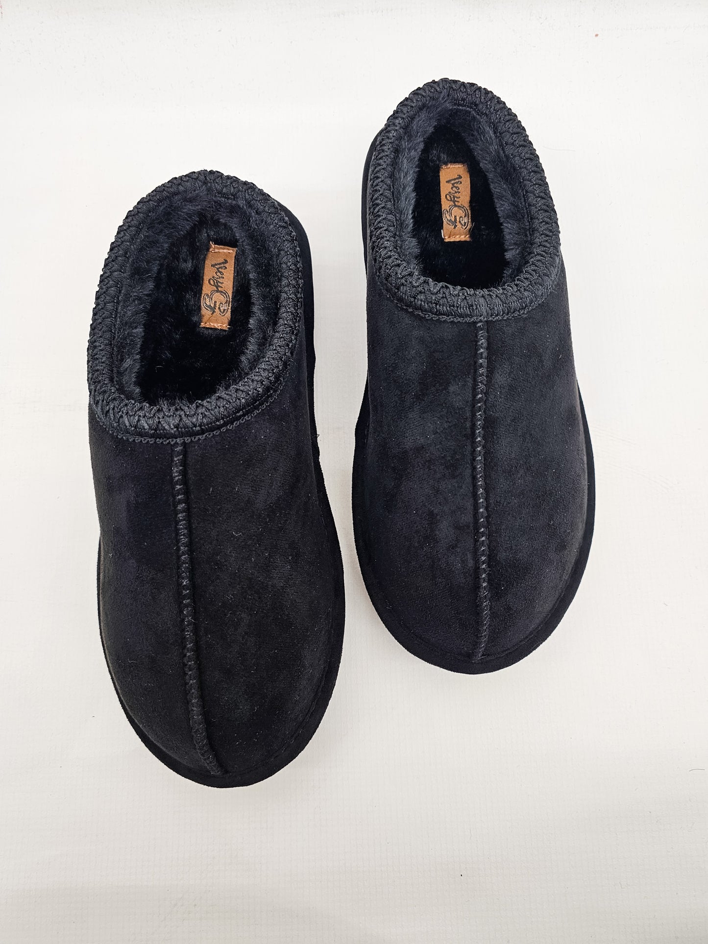 Very G Black Cheers Slipper Shoe