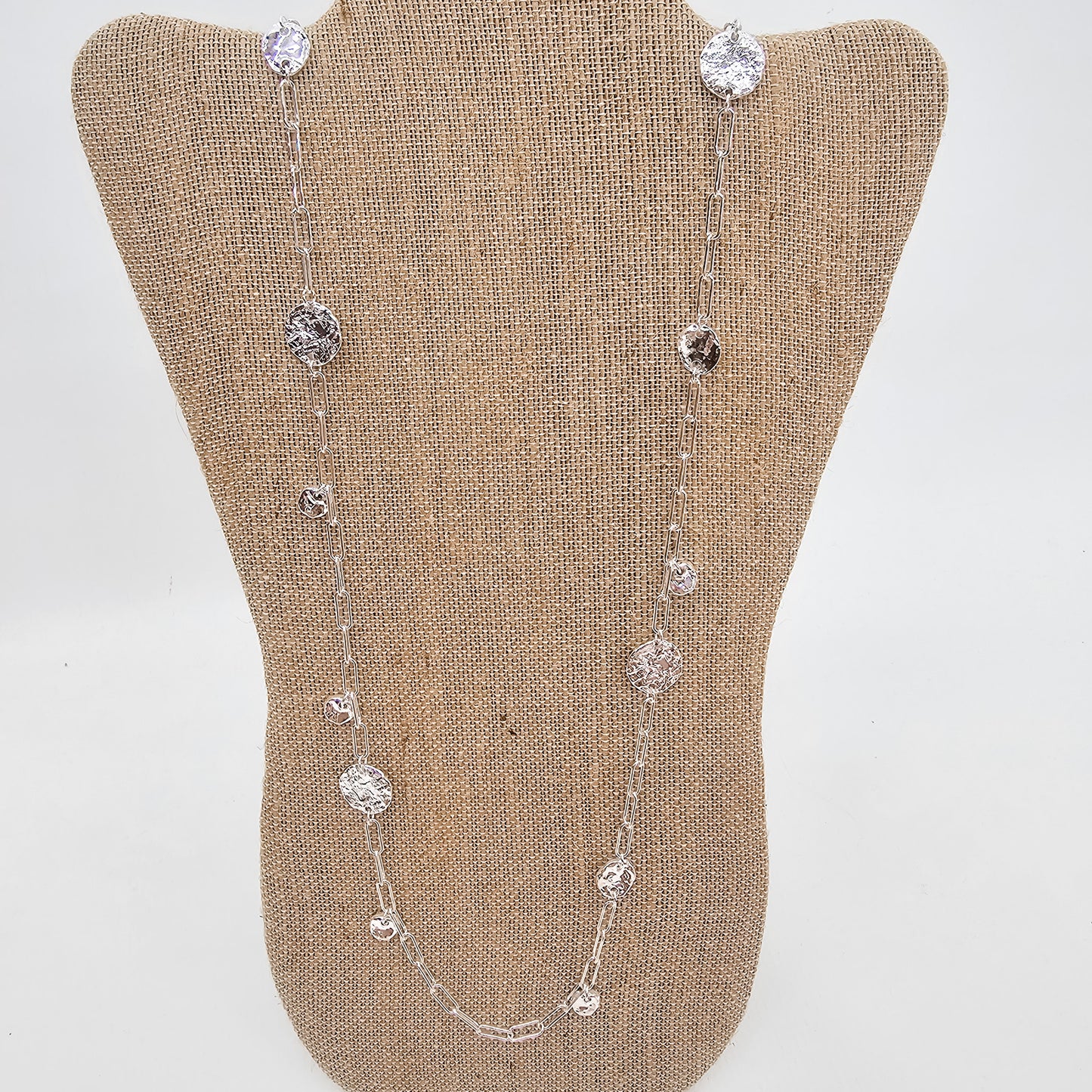 Circle Long Metal Necklaces