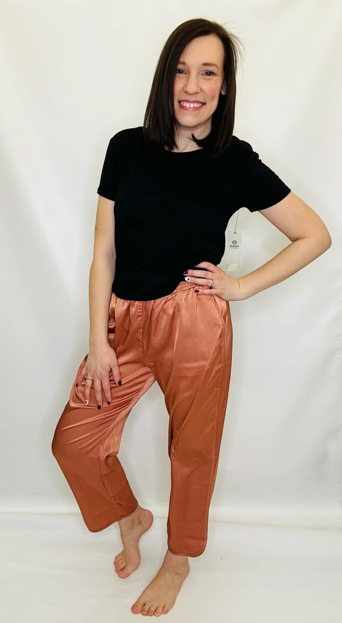 Satin & Elastic Waist Pants - Variety