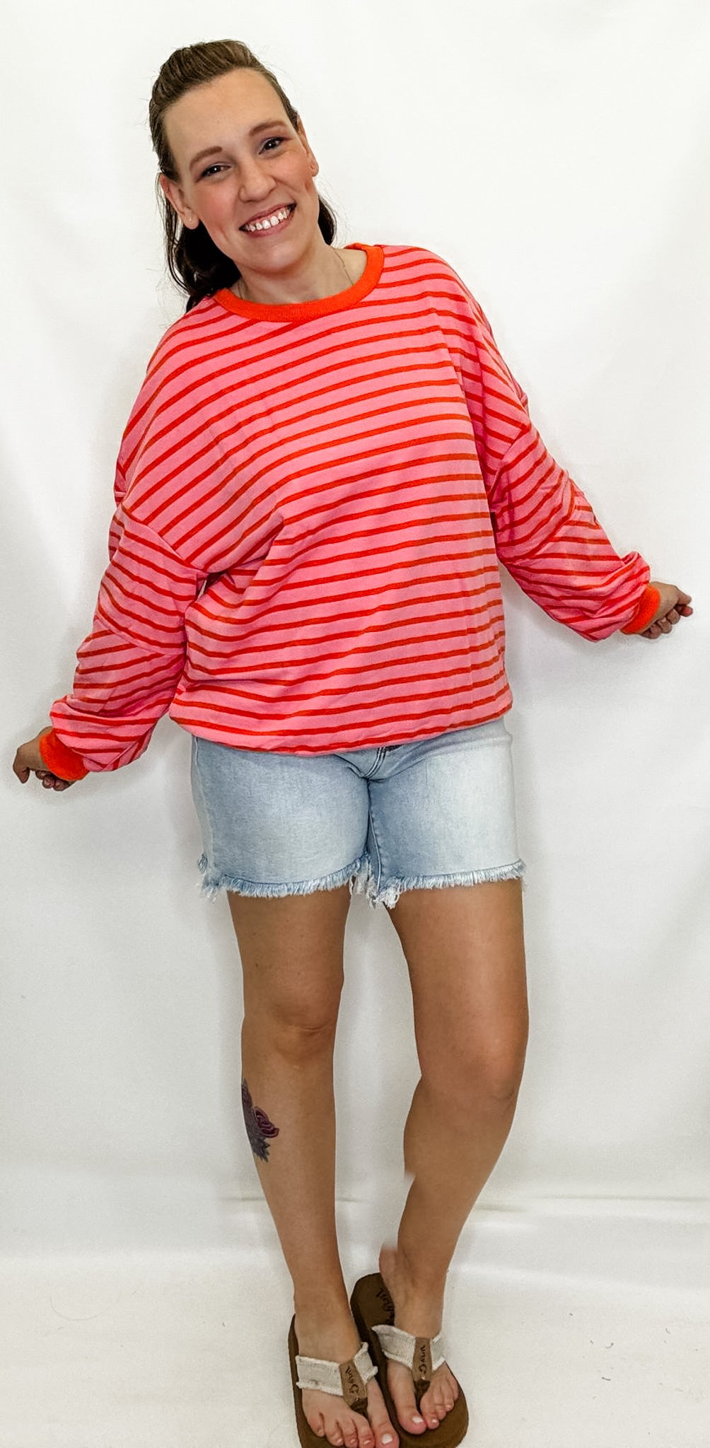 Bright Striped, Summer Sweatshirts - Variety