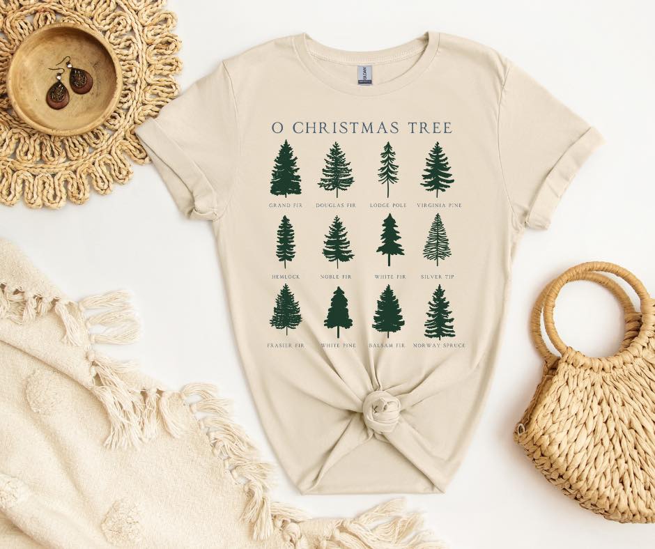 O Christmas Tree Holiday Graphic Tee