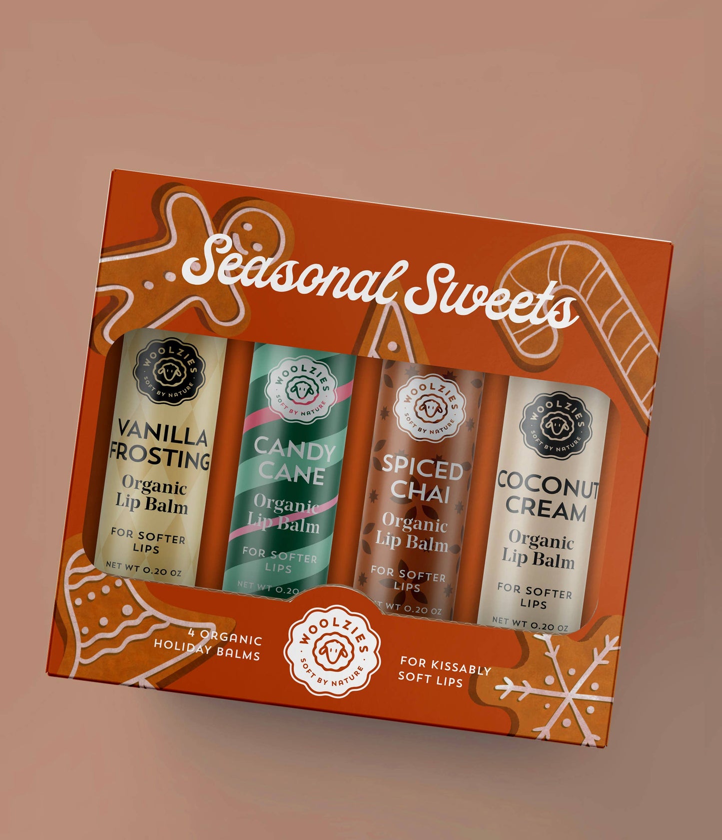 Woolzies - Seasonal Sweets Lip Balm Set Of 4