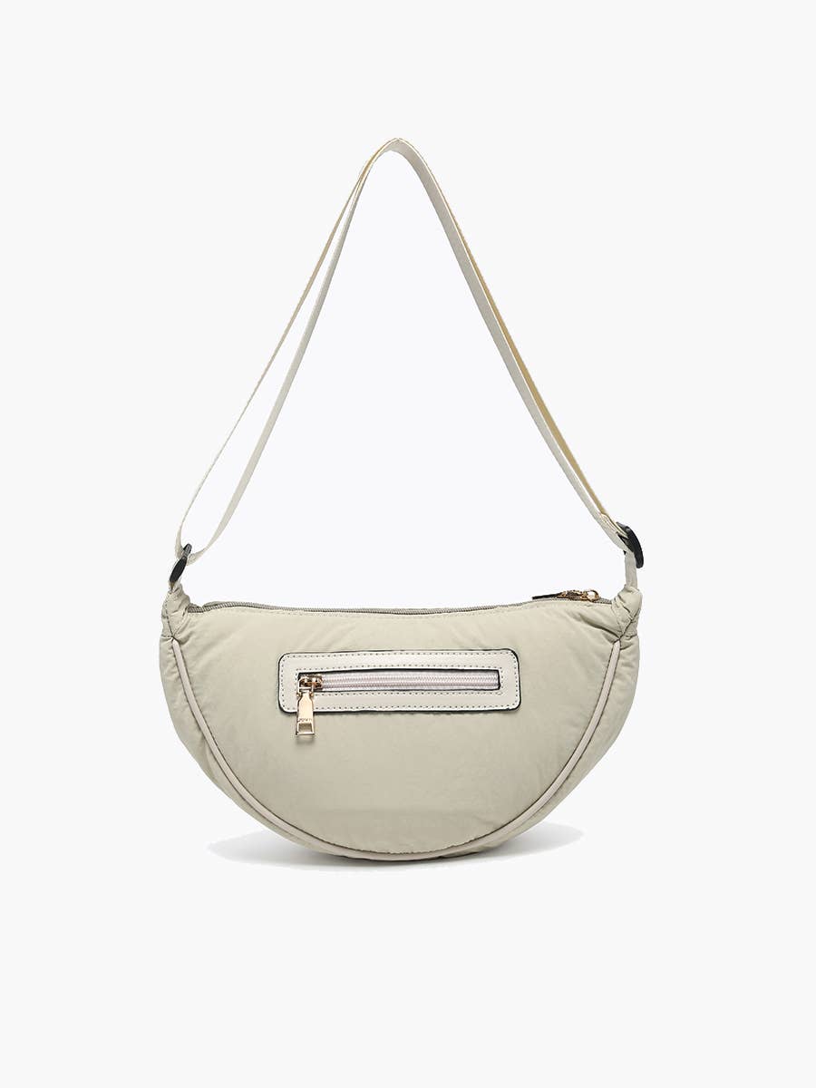 Jen & Co Mason Nylon Sling Bag - M2747. Inside view.