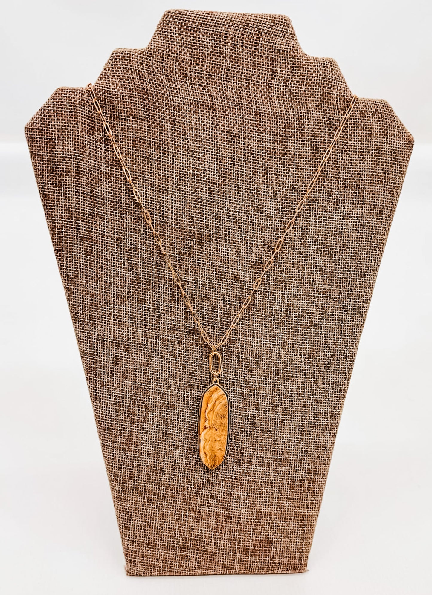 Stone & Gold Pendant - Variety