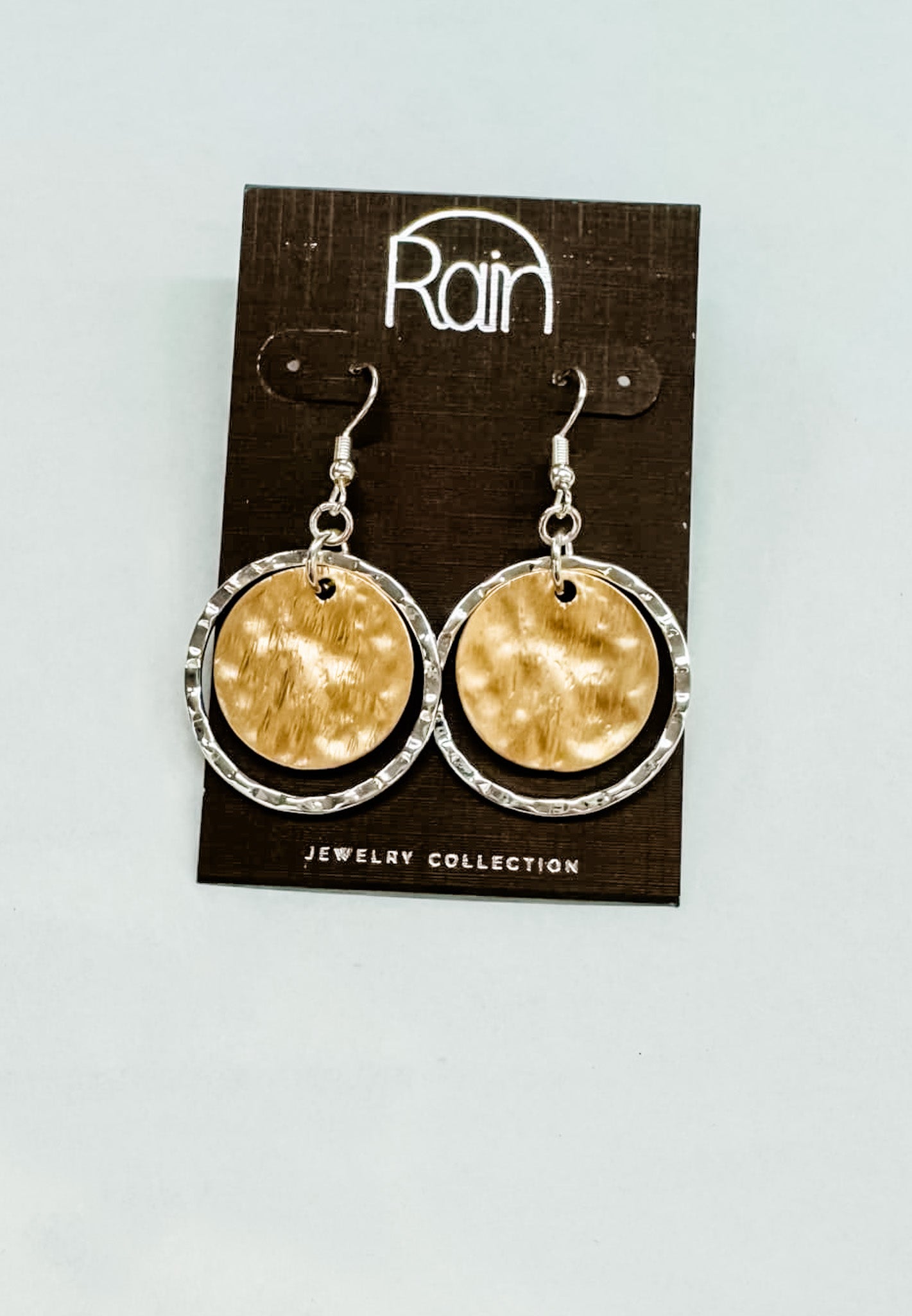 Two-Tone Metal Earrings - Variety