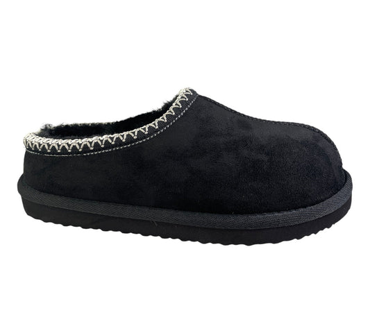 Very G Black Sparks Black & White Slipper Shoes