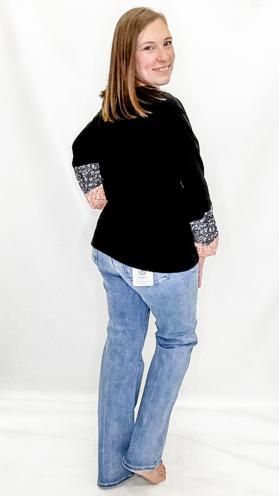 Risen Tummy Control Hi-Rise Straight Jeans