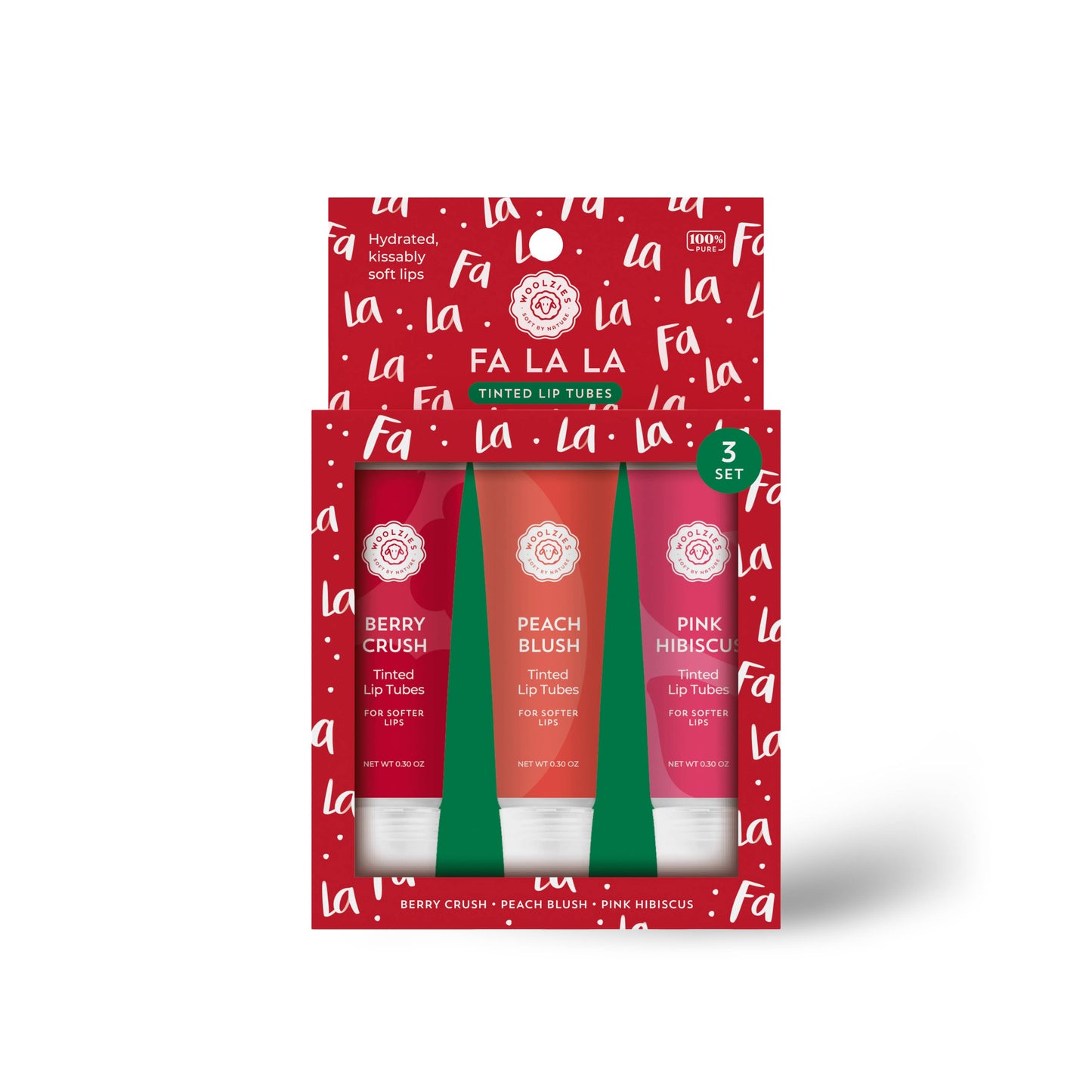 Woolzies - Fa La La Lip Tube Set Of 3