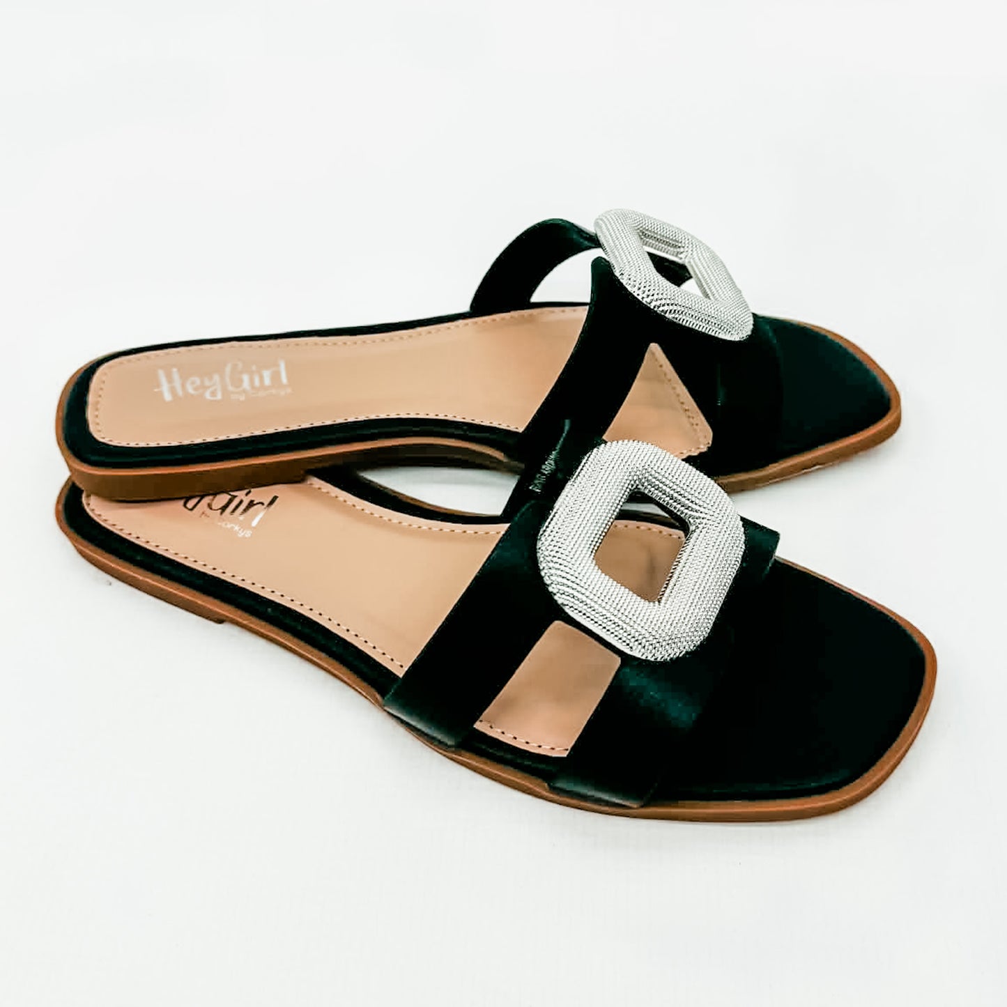 Corkys Black Ring Around the Rosie Sandals