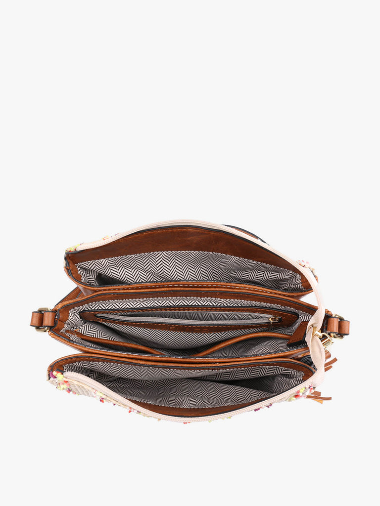 Jen & Co Sabrina Three Compartment Crossbody - Variety