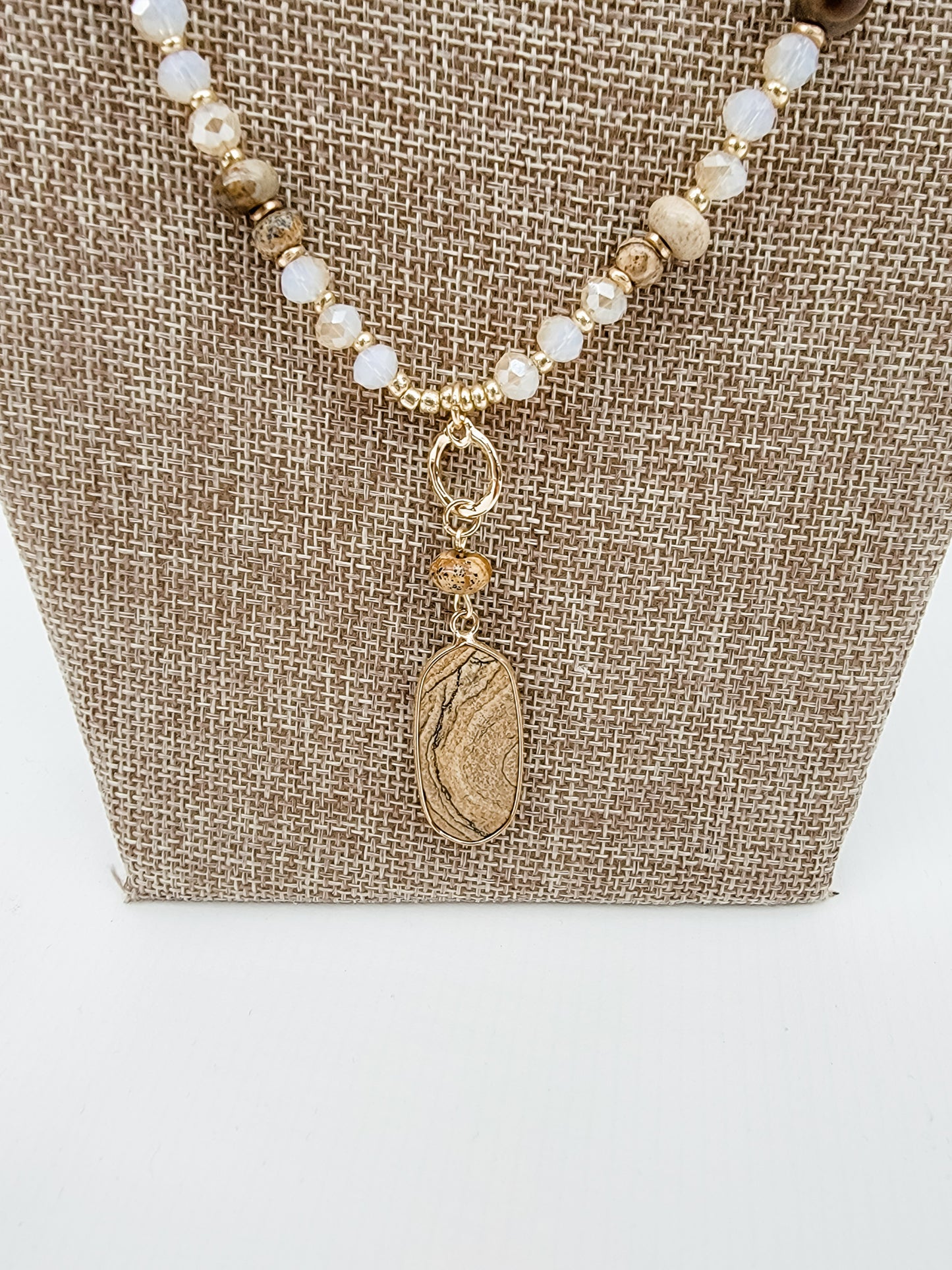 Gold Beaded Necklaces - Variety