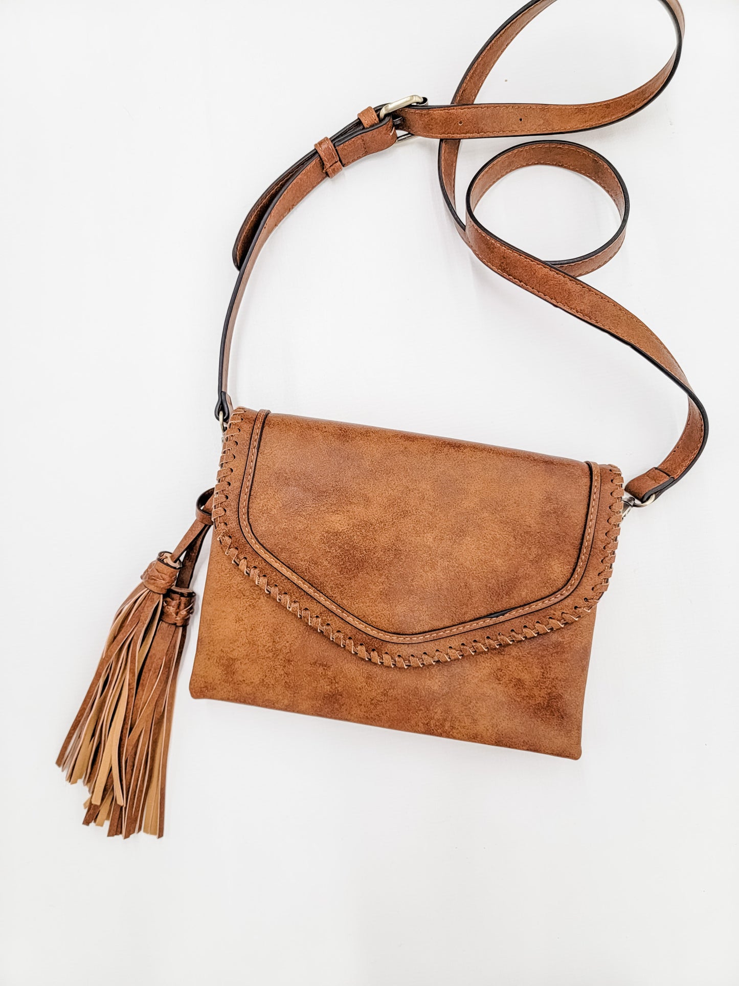 Jen & Co Sloane Flap Whipstitch Crossbody - Variety