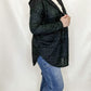 Black & Hunter Green Sparkle Cardigan