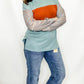 Risen High Rise Straight Cuffed Relaxed Jeans
