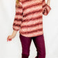 Multiples Auburn Tuck Sleeve Top