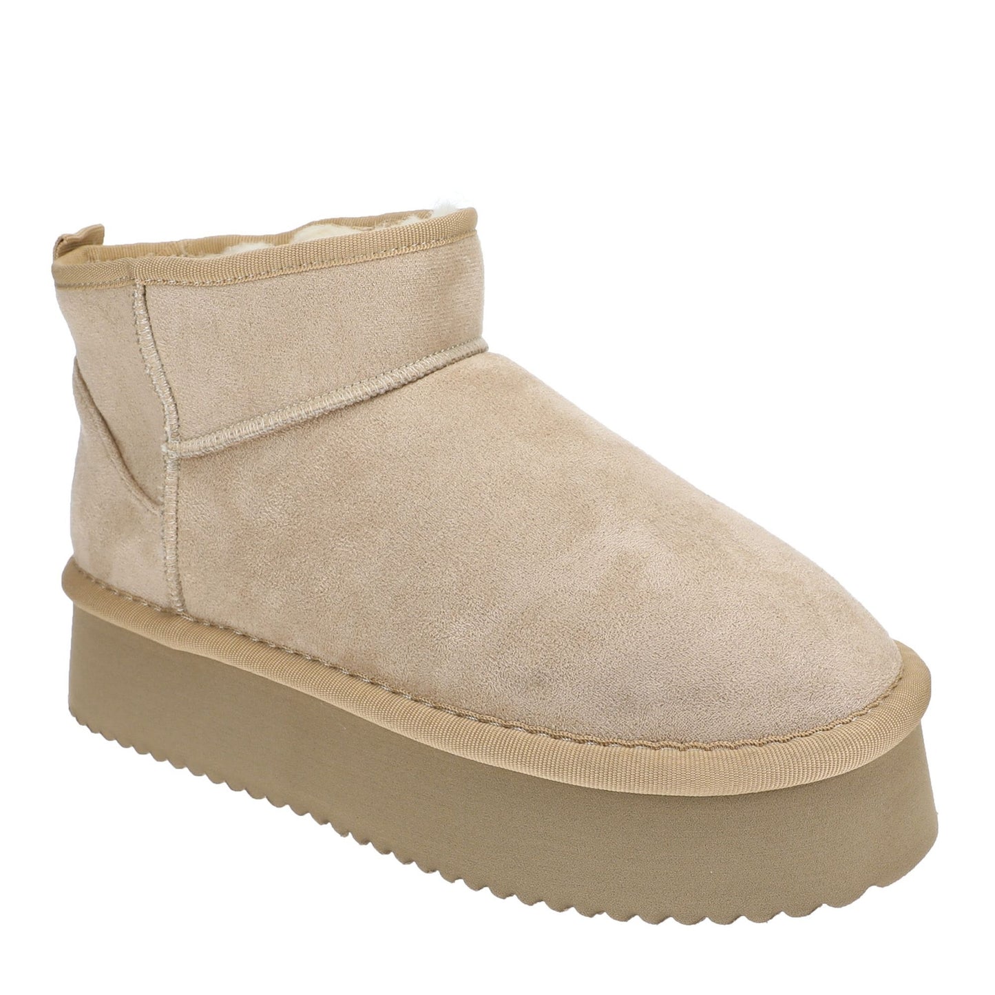 Corkys Camel Faux Suede Room Service Slipper Shoes