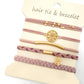 Boho Dual Function Knot Bracelet Hair Tie Sets