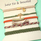 Boho Dual Function Knot Bracelet Hair Tie Sets