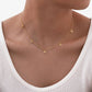 18K Stainless Steel Gold Bow Necklace