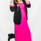 Black & Pink Casual Blazer