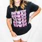 Howdy Howdy Black Graphic Tee