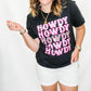 Howdy Howdy Black Graphic Tee