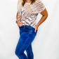 Charlie B Medium Blue Pull-On Stretch Denim