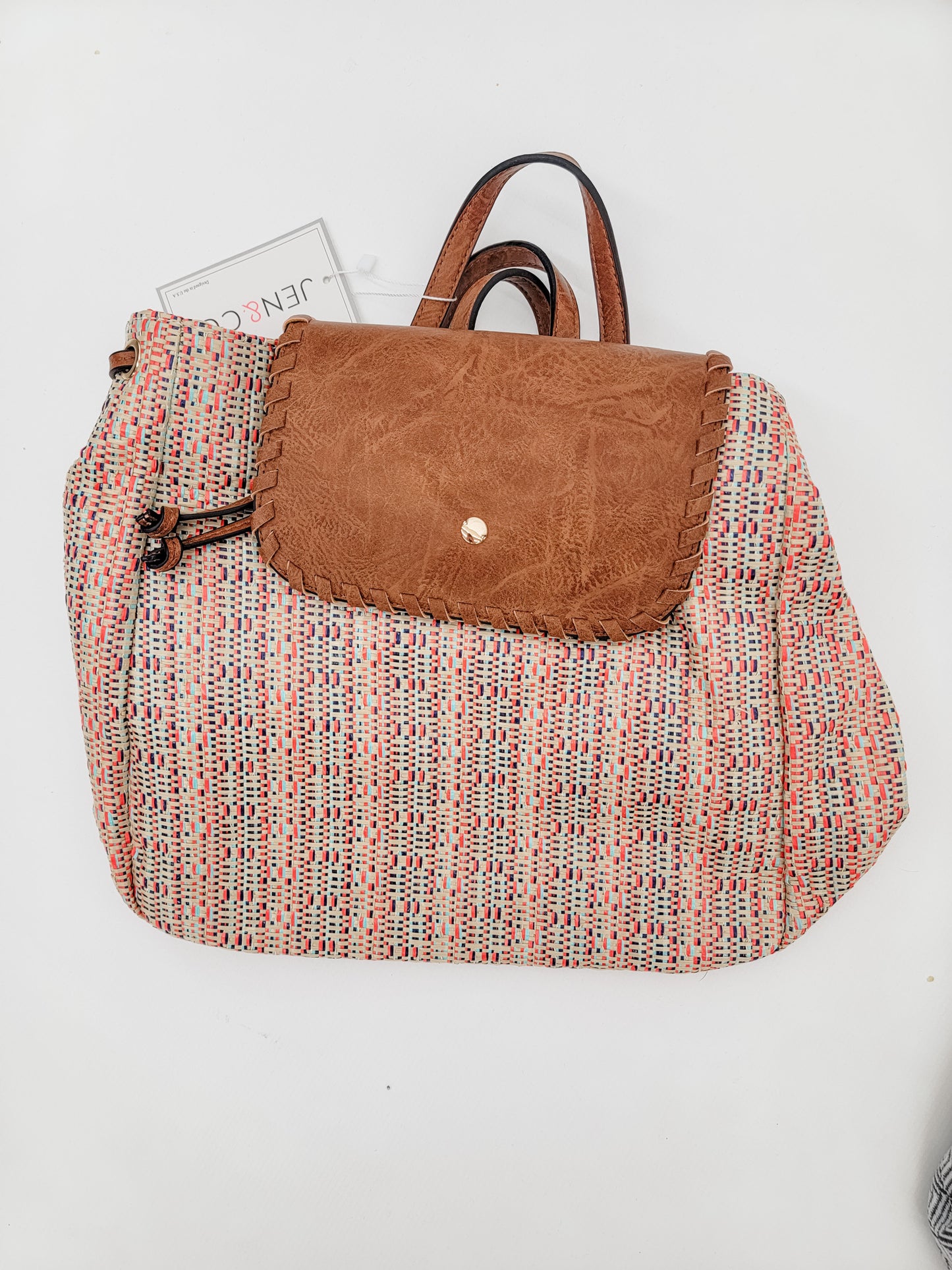 Jen & Co Saffron Flapover Backpack - Variety