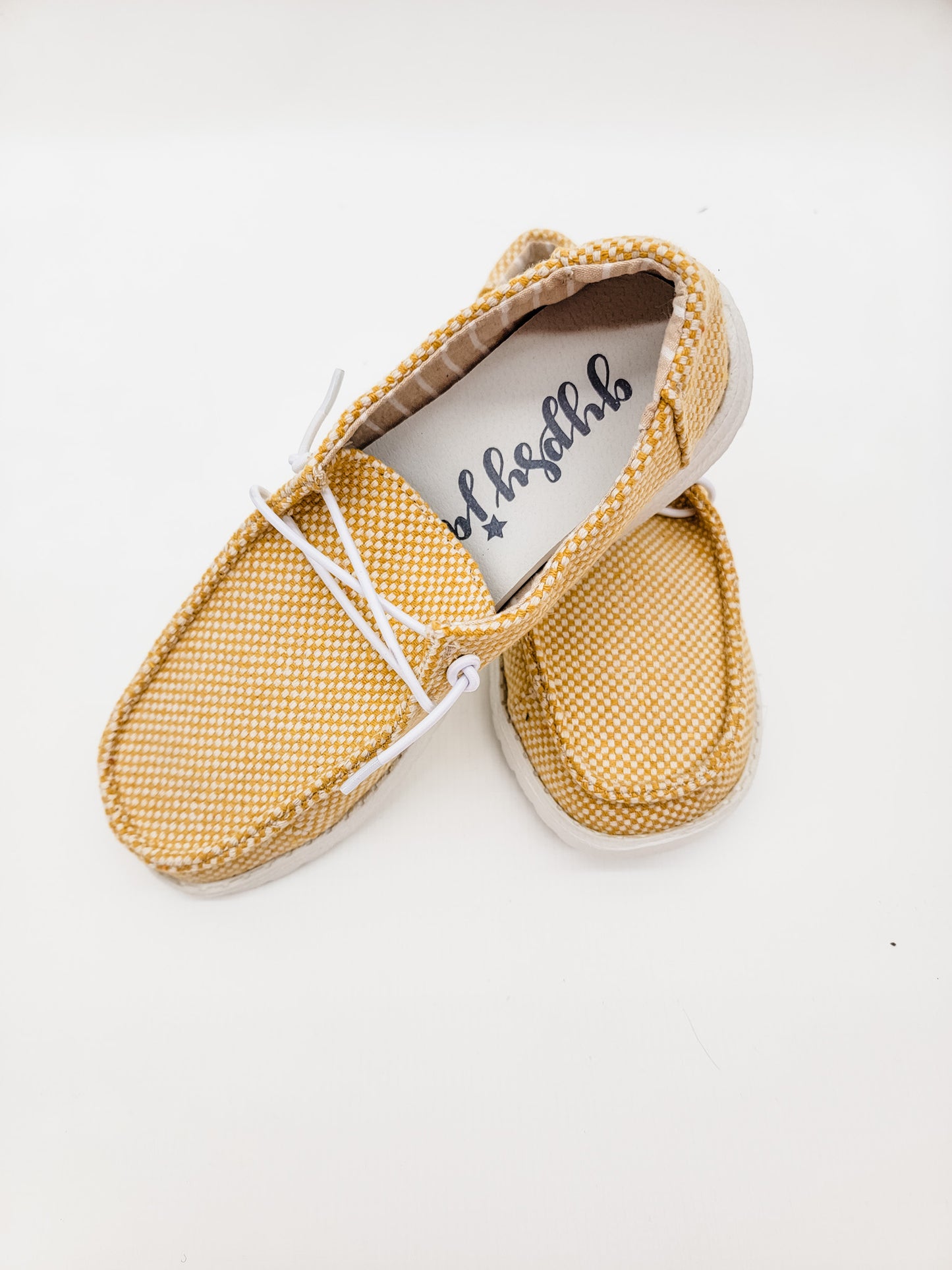 Gypsy Jazz Yellow Amelia Boat Shoes