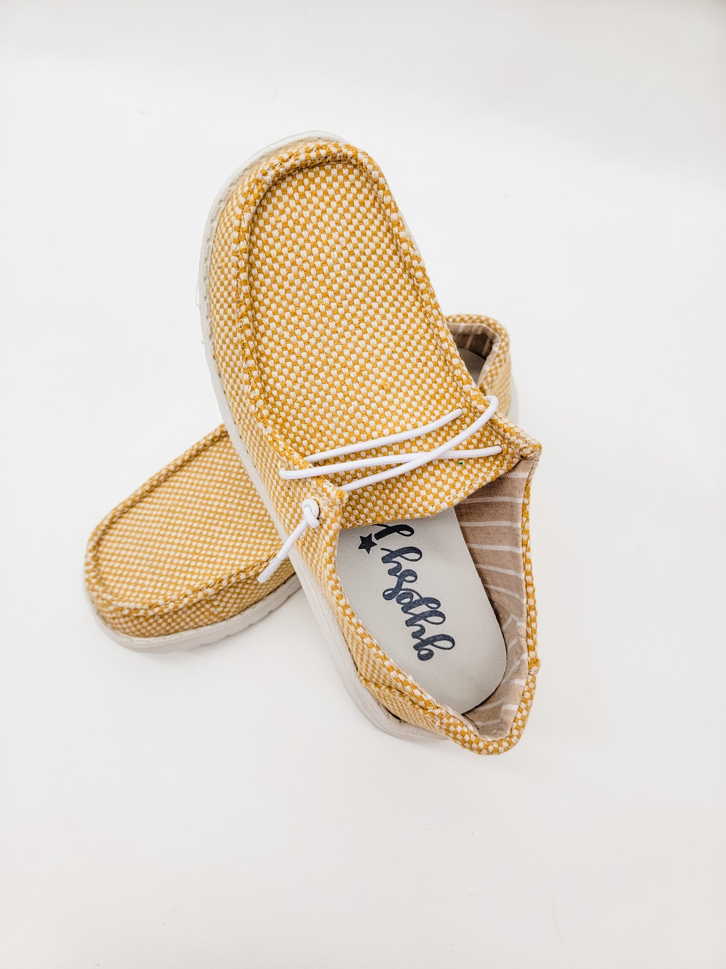 Gypsy Jazz Yellow Amelia Boat Shoes