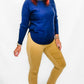 Charlie B Gold Eyelet Ankle Pants